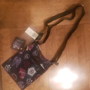 Super Natural crossbody passport purse + earrings